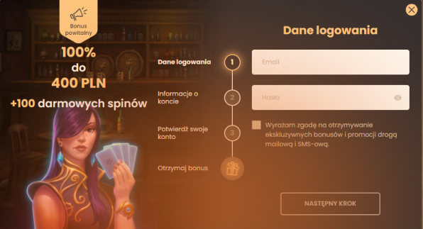 NATIONAL Casino Rejestracja