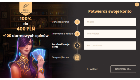 NATIONAL Casino Rejestracja